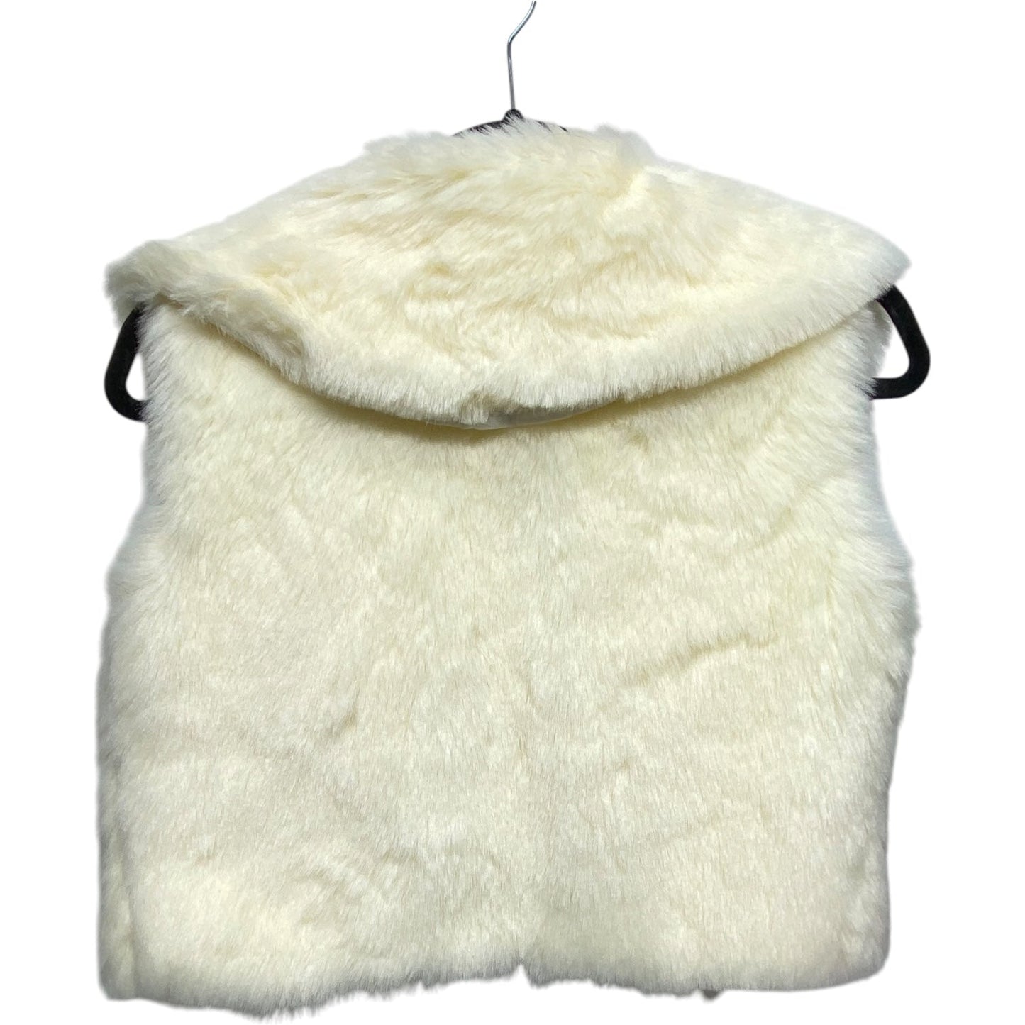 Vest Faux Fur & Sherpa By Miss Mania In Ivory, Size: 12