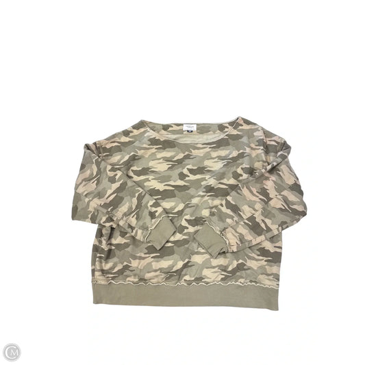 Sweatshirt Crewneck By American Eagle In Camouflage Print, Size: Xl