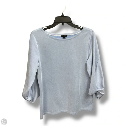 Top Long Sleeve By Ann Taylor In Striped Pattern, Size: M