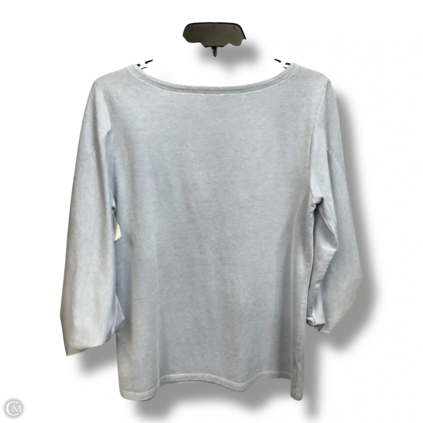 Top Long Sleeve By Ann Taylor In Striped Pattern, Size: M