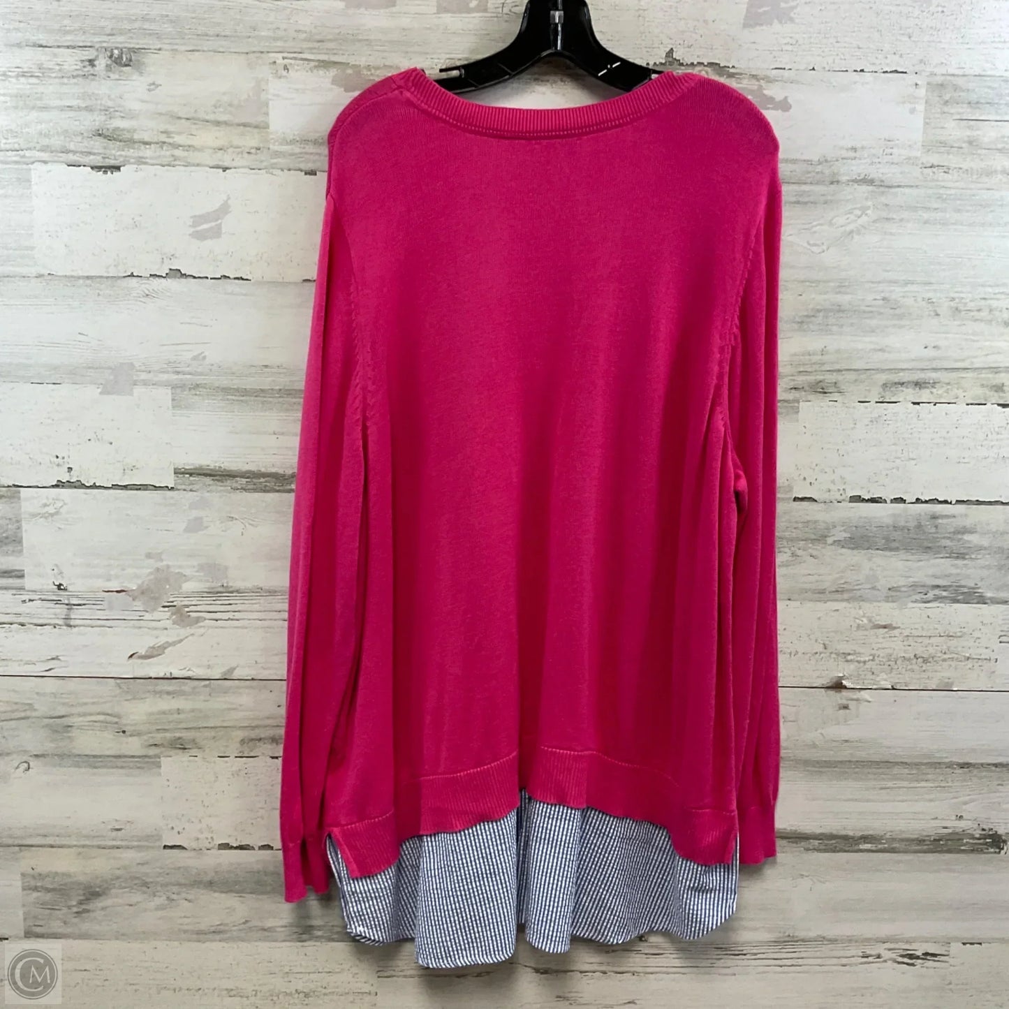 Sweater By Joan Rivers In Pink, Size: 2x
