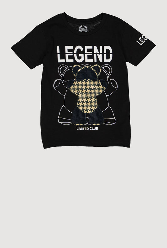 Boys Legend Limited Club Bear Graphic Tee