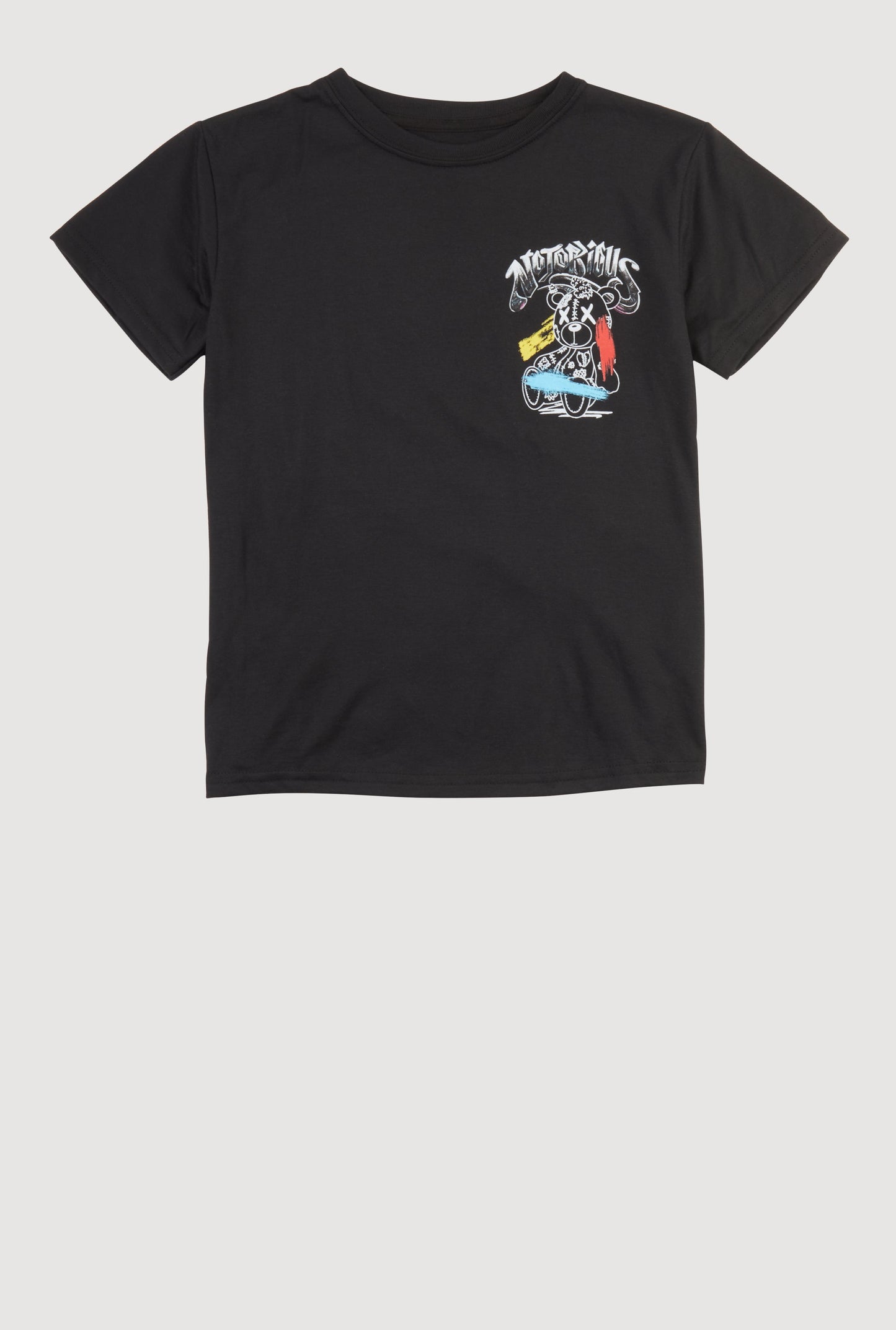 Boys Notorious Teddy Graphic Crew Neck T Shirt