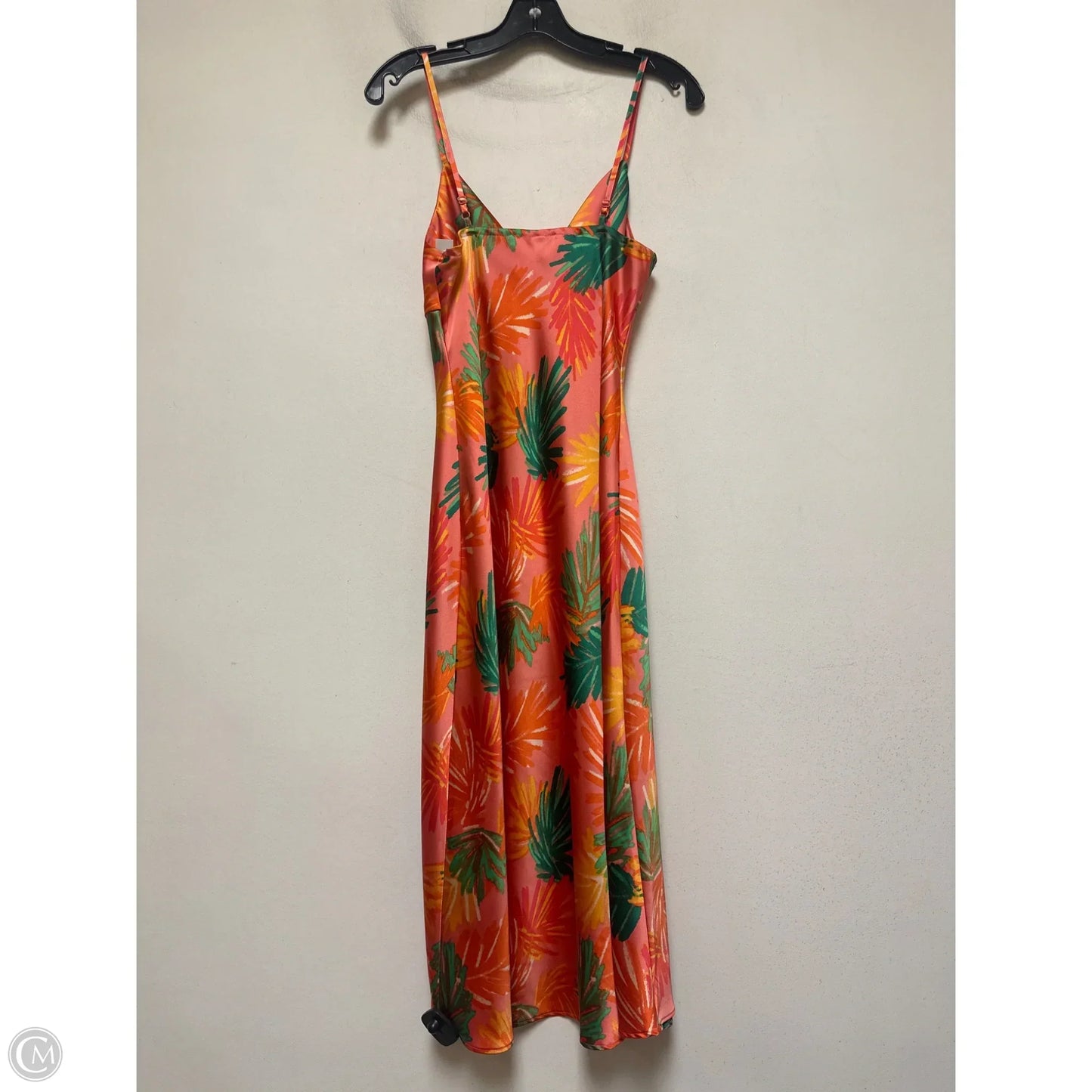 Dress Casual Midi By Versona In Tropical Print, Size: M