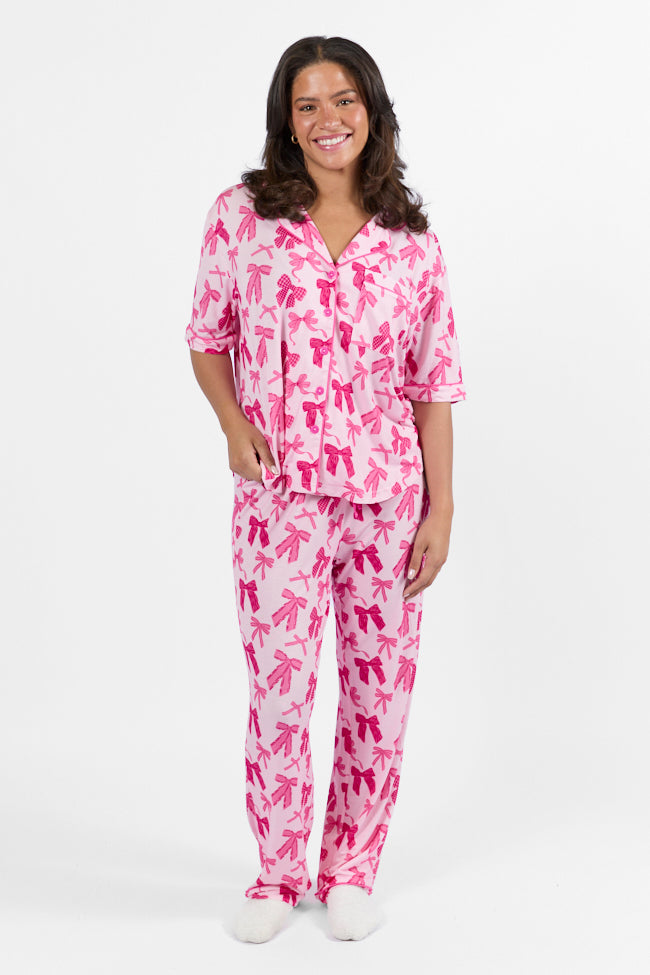Good To Get Away In Put A Bow On It Pajama Top FINAL SALE
