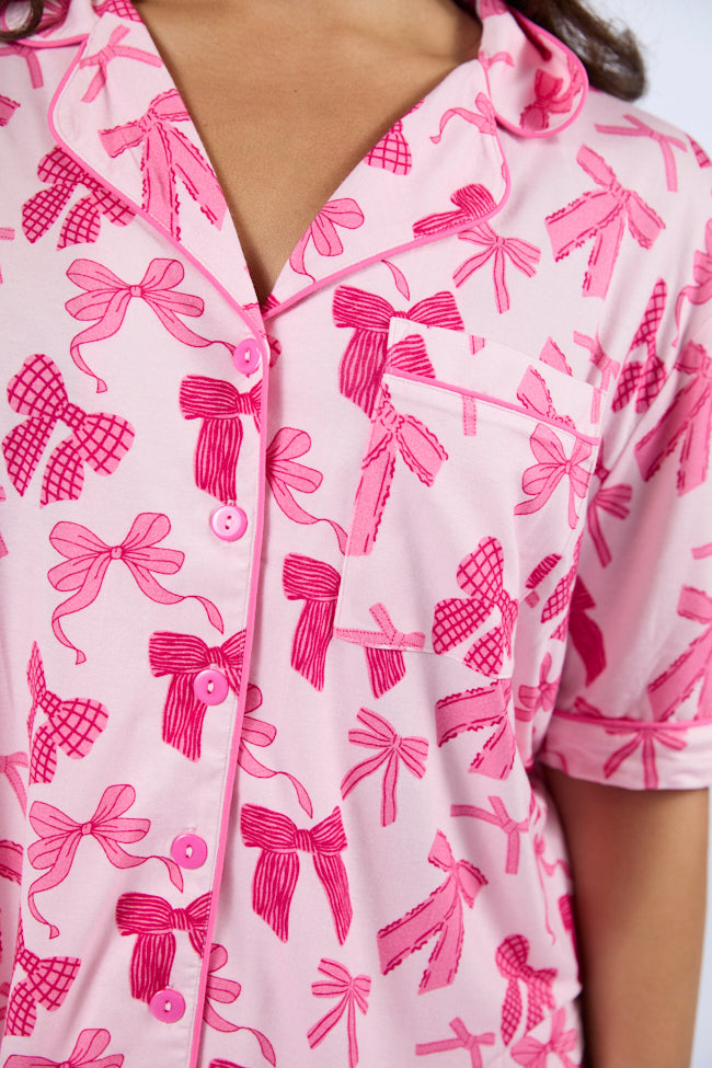 Good To Get Away In Put A Bow On It Pajama Top FINAL SALE