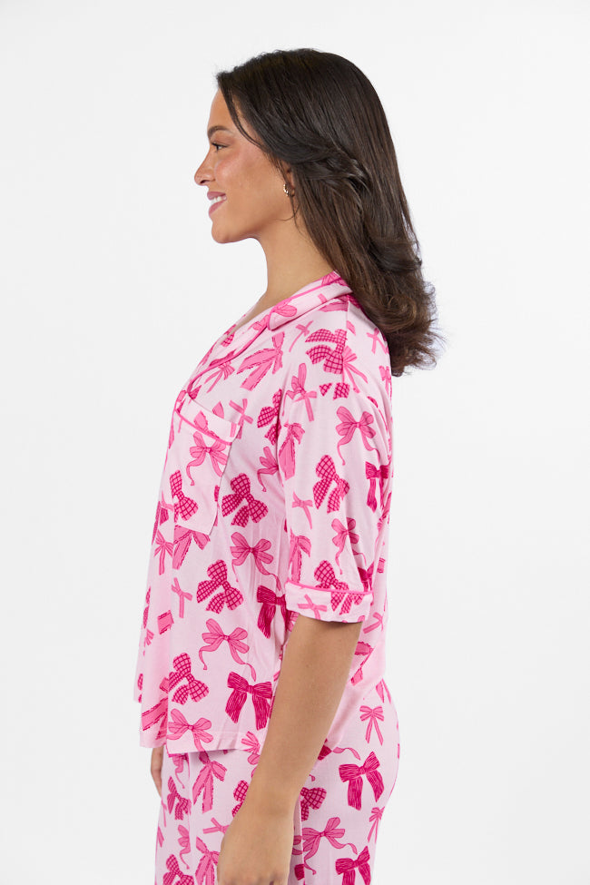 Good To Get Away In Put A Bow On It Pajama Top FINAL SALE