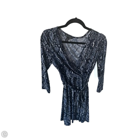 Dress Casual Short By Inc In Blue & White, Size: M