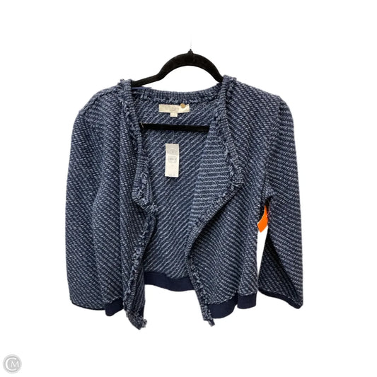Jacket Other By Loft In Blue & White, Size: S