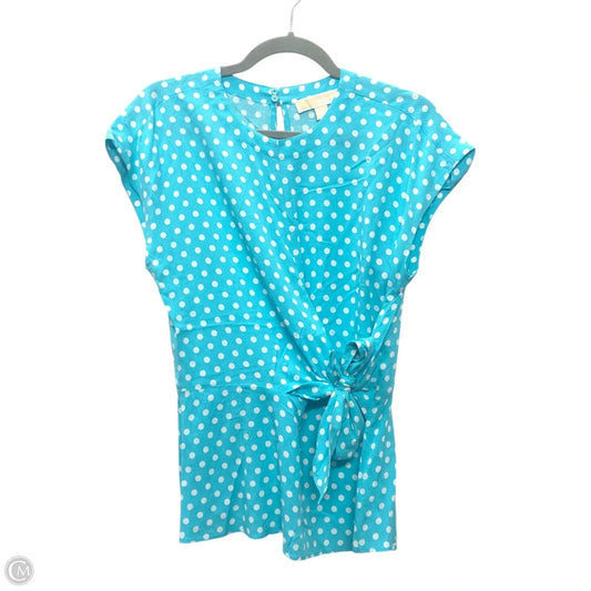 Top Short Sleeve By Michael By Michael Kors In Blue, Size: Xs