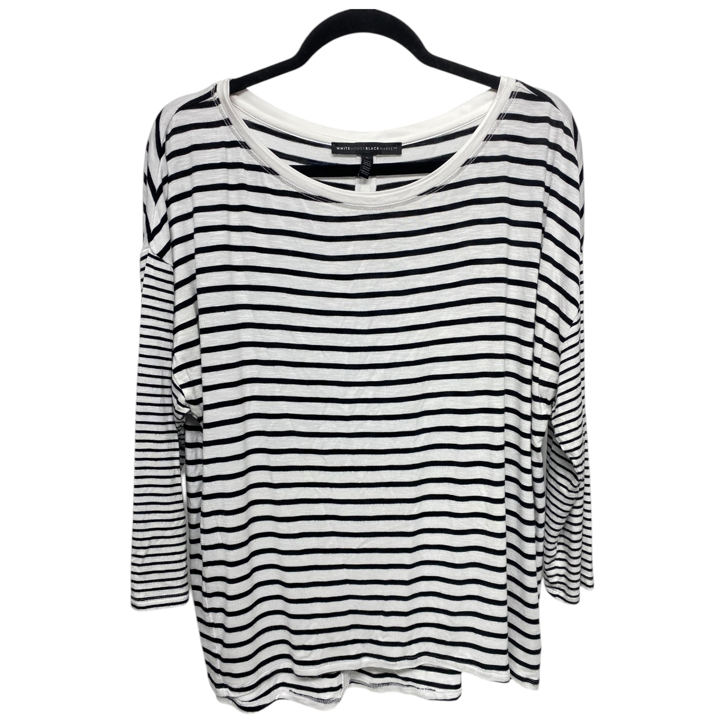 Top 3/4 Sleeve By White House Black Market  Size: L
