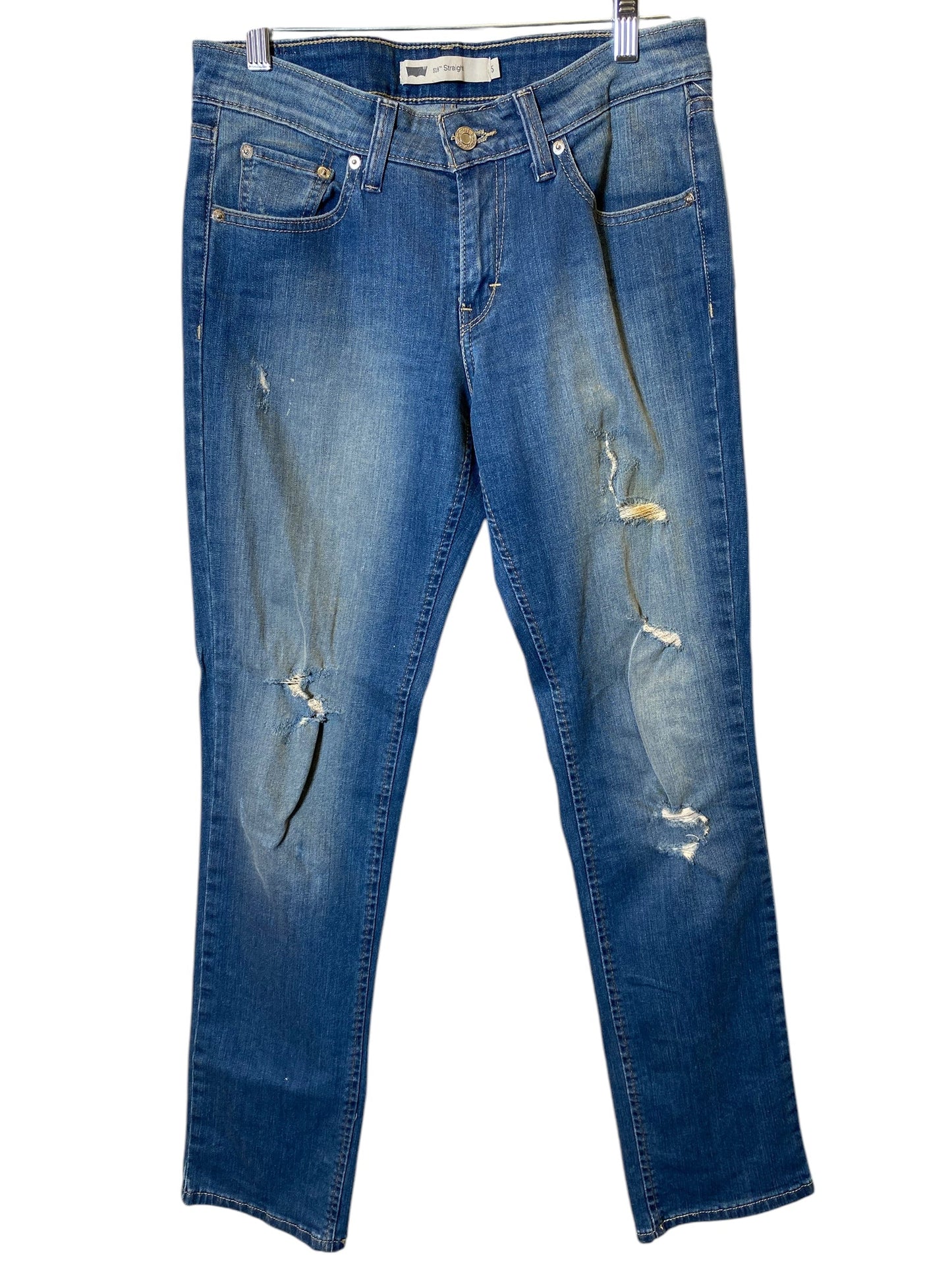 Jeans Straight By Levis In Blue, Size: 6