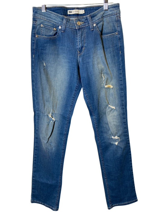 Jeans Straight By Levis In Blue, Size: 6
