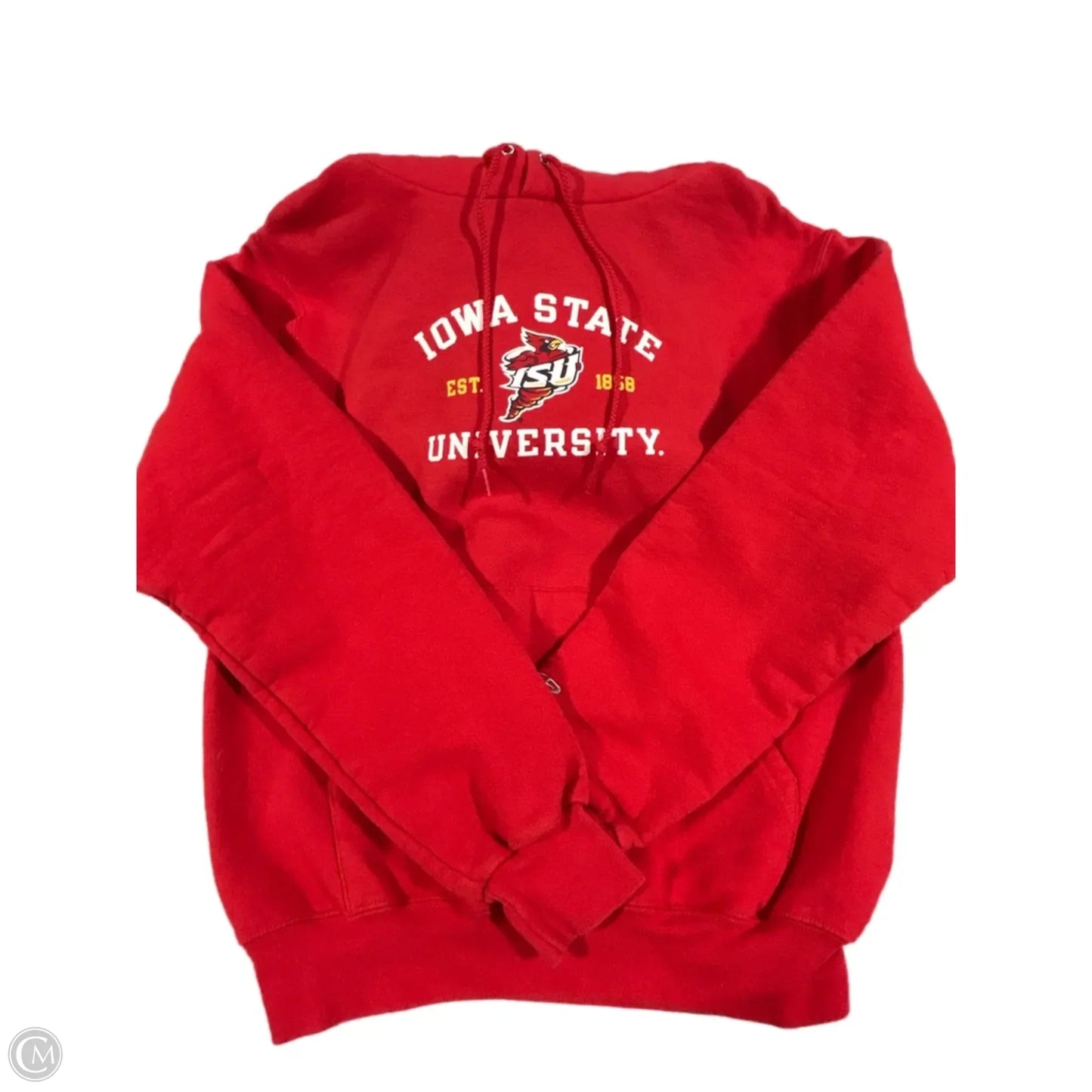 Sweatshirt Hoodie By Champion In Red, Size: S