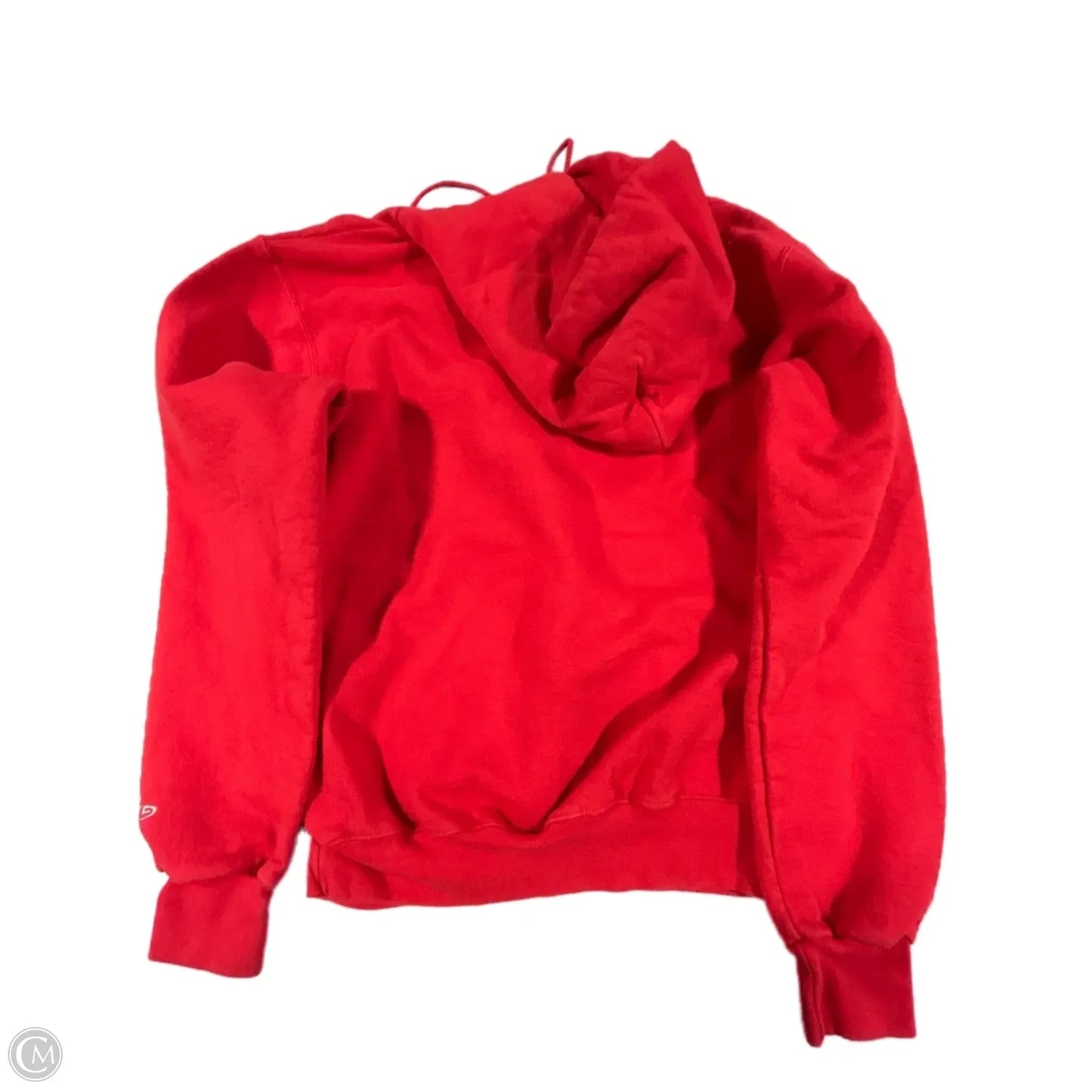 Sweatshirt Hoodie By Champion In Red, Size: S