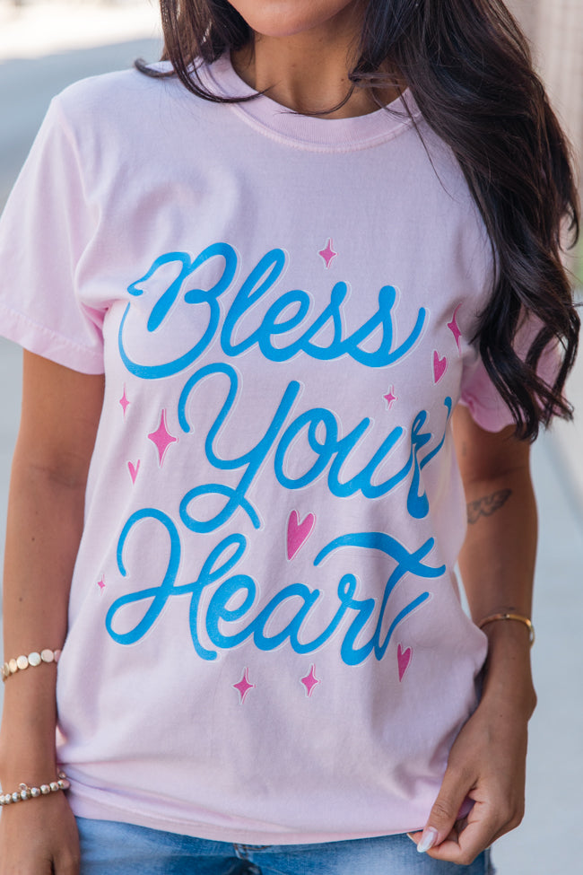 Bless Your Heart Pink Graphic Tee SALE