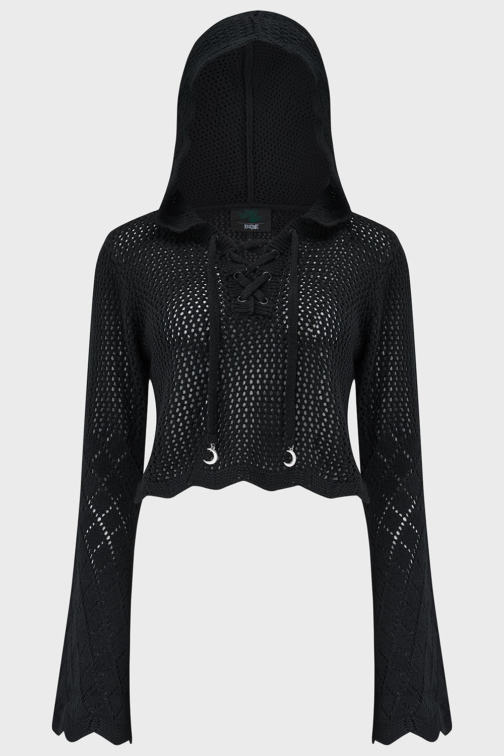 Shadow Witch Hooded Knit Sweater